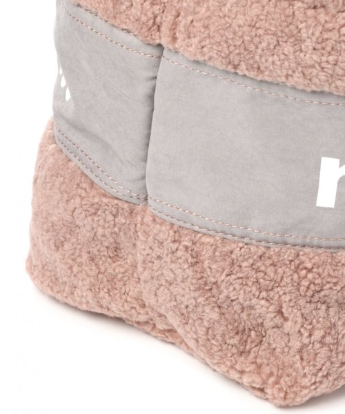 niko and...（ニコアンド）の「オリジナルボアロゴトートM（トートバッグ・レディース・ホワイト/ピンク/セージグリーン・0）」の9枚目の写真