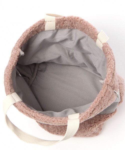 niko and...（ニコアンド）の「オリジナルボアロゴトートM（トートバッグ・レディース・ホワイト/ピンク/セージグリーン・0）」の11枚目の写真