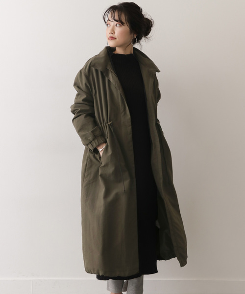 ITEMS URBANRESEARCH（アイテムズ アーバンリサーチ）の「ナイロンフーディーコート（その他アウター・レディース・ブラック/ブラウン/グリーン・FREE）」の4枚目の写真