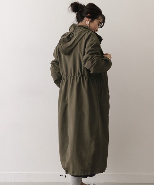 ITEMS URBANRESEARCH（アイテムズ アーバンリサーチ）の「ナイロンフーディーコート（その他アウター・レディース・ブラック/ブラウン/グリーン・FREE）」の5枚目の写真