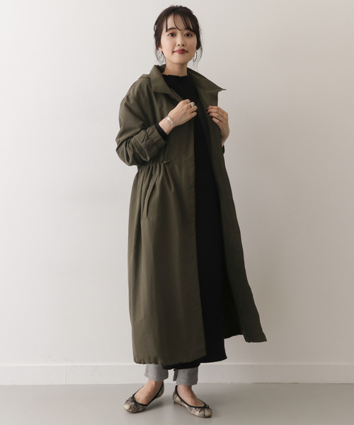 ITEMS URBANRESEARCH（アイテムズ アーバンリサーチ）の「ナイロンフーディーコート（その他アウター・レディース・ブラック/ブラウン/グリーン・FREE）」の6枚目の写真