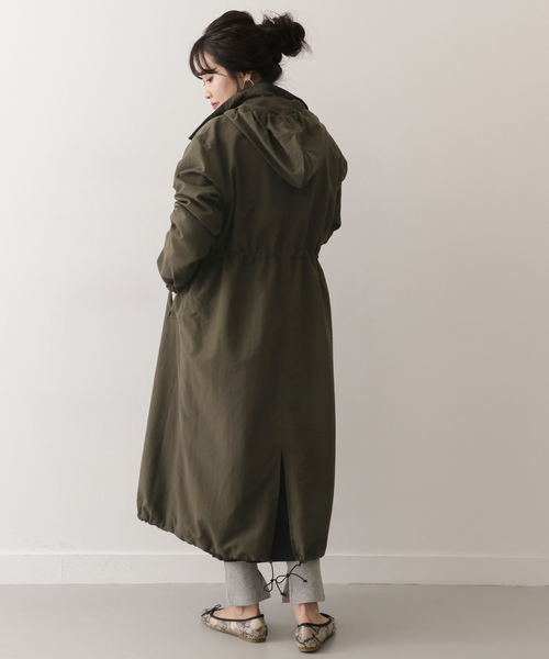 ITEMS URBANRESEARCH（アイテムズ アーバンリサーチ）の「ナイロンフーディーコート（その他アウター・レディース・ブラック/ブラウン/グリーン・FREE）」の9枚目の写真