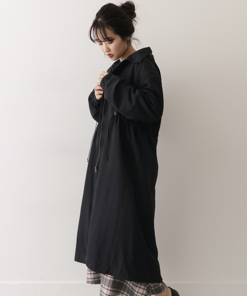 ITEMS URBANRESEARCH（アイテムズ アーバンリサーチ）の「ナイロンフーディーコート（その他アウター・レディース・ブラック/ブラウン/グリーン・FREE）」の10枚目の写真