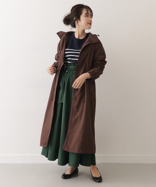 ITEMS URBANRESEARCH（アイテムズ アーバンリサーチ）の「ナイロンフーディーコート（その他アウター・レディース・ブラック/ブラウン/グリーン・FREE）」の14枚目の写真