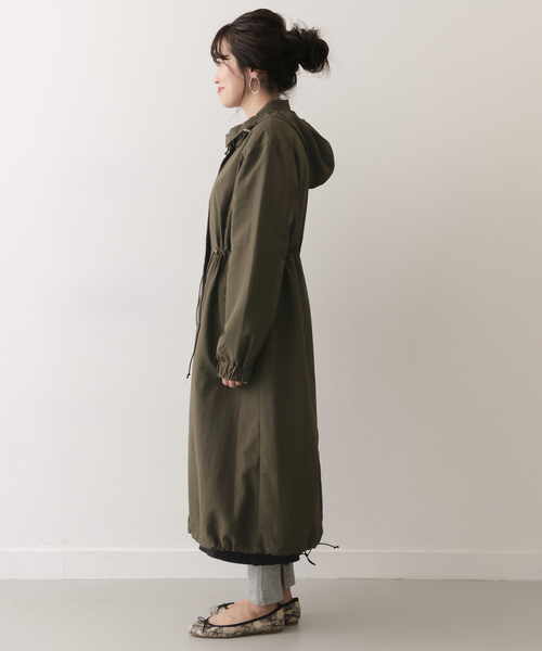 ITEMS URBANRESEARCH（アイテムズ アーバンリサーチ）の「ナイロンフーディーコート（その他アウター・レディース・ブラック/ブラウン/グリーン・FREE）」の17枚目の写真