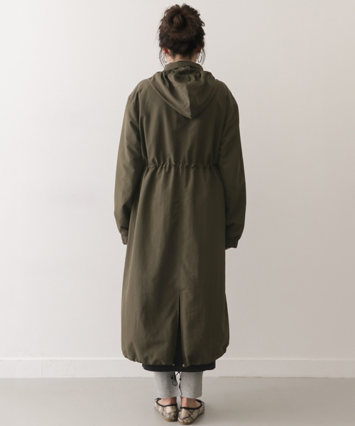 ITEMS URBANRESEARCH（アイテムズ アーバンリサーチ）の「ナイロンフーディーコート（その他アウター・レディース・ブラック/ブラウン/グリーン・FREE）」の18枚目の写真