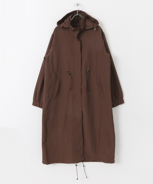 ITEMS URBANRESEARCH（アイテムズ アーバンリサーチ）の「ナイロンフーディーコート（その他アウター・レディース・ブラック/ブラウン/グリーン・FREE）」の21枚目の写真