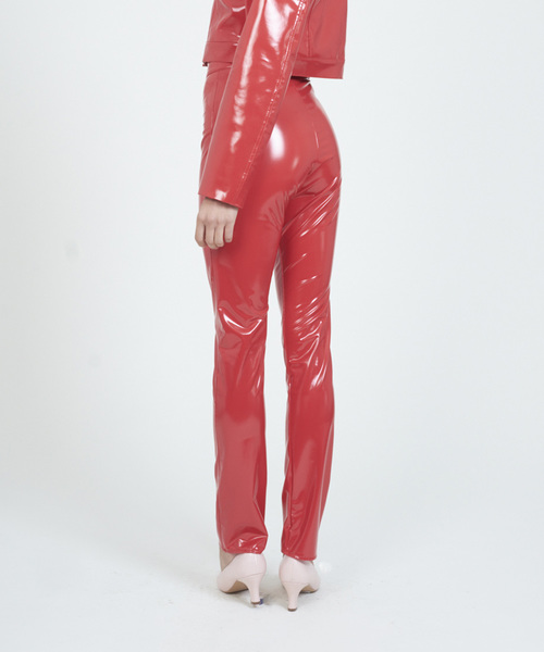 L.A. ROXX（エルエーロックス）の「The High Waist PVC Red Pant（ハイ