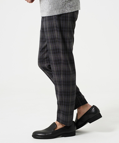 GOSTAR DE FUGA（ゴスタール ジフーガ）の「ストレッチスラックスパンツ/チェックスラックス（スラックス・メンズ・チャコールグレー/ブラック・S/M/L）」の11枚目の写真