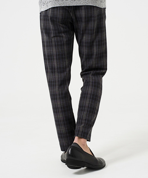 GOSTAR DE FUGA（ゴスタール ジフーガ）の「ストレッチスラックスパンツ/チェックスラックス（スラックス・メンズ・チャコールグレー/ブラック・S/M/L）」の8枚目の写真