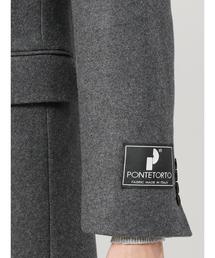 スーツカンパニーネイビー ウール チェスターコート WEB限定/OUTLET】【BL】ウールブレンドチェスターコート