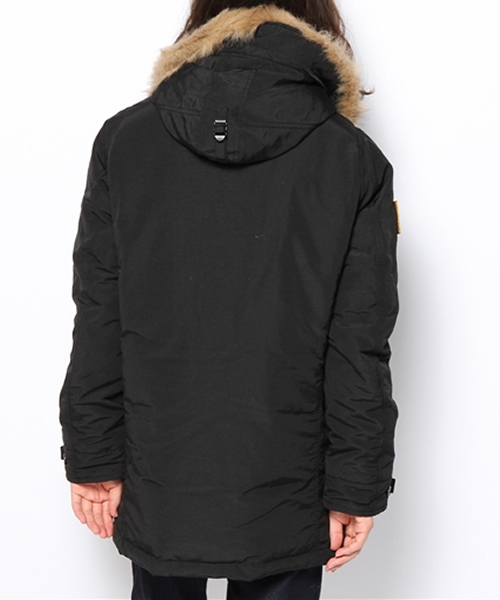 HYSTERIC GLAMOUR（ヒステリックグラマー）の「フーデッドCO（ダウンジャケット/コート・メンズ・ベージュ/オレンジ/ネイビー/ブラック・SMALL/MEDIUM/LARGE）」の21枚目の写真