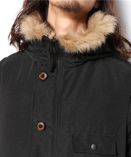 HYSTERIC GLAMOUR（ヒステリックグラマー）の「フーデッドCO（ダウンジャケット/コート・メンズ・ベージュ/オレンジ/ネイビー/ブラック・SMALL/MEDIUM/LARGE）」の10枚目の写真