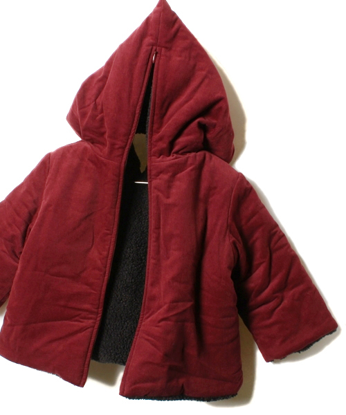 こども ビームス（コドモビームス）の「BONTON / BB13 裏ボア フーディ (18ｍ～2y)（ブルゾン・キッズ・ダークグリーン/ブラック系その他/レッド系その他・2Y/18M）」の8枚目の写真