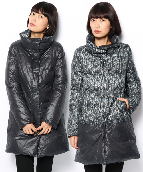 603（ロクマルサン）の「603 ニット柄リバーシブルダウンコート  