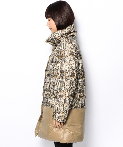 603（ロクマルサン）の「603 ニット柄リバーシブルダウンコート
