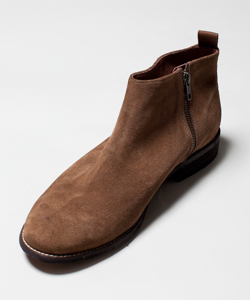 NANO universe（ナノユニバース）の「Enzo Giletti/ スウェードサイドZIPショートブーツ（ブーツ・メンズ・ブラック/ブラウン・41/43/40/42）」の6枚目の写真