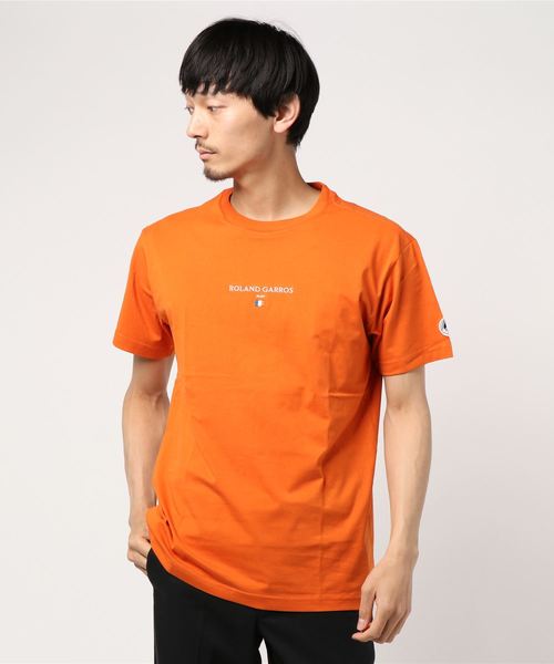 EDIFICE(エディフィス)の「ROLAND GARROS × EDIFICE 別注 FLAG LOGO Tシャツ(Tシャツ/カットソー・メンズ・ホワイト/ネイビー/オレンジ・LARGE/MEDIUM/SMALL)」の19枚目の写真