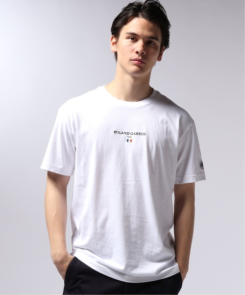 EDIFICE(エディフィス)の「ROLAND GARROS × EDIFICE 別注 FLAG LOGO Tシャツ(Tシャツ/カットソー・メンズ・ホワイト/ネイビー/オレンジ・LARGE/MEDIUM/SMALL)」の10枚目の写真