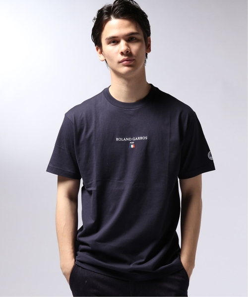 EDIFICE(エディフィス)の「ROLAND GARROS × EDIFICE 別注 FLAG LOGO Tシャツ(Tシャツ/カットソー・メンズ・ホワイト/ネイビー/オレンジ・LARGE/MEDIUM/SMALL)」の13枚目の写真