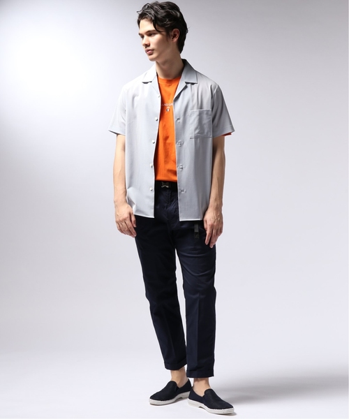 EDIFICE(エディフィス)の「ROLAND GARROS × EDIFICE 別注 FLAG LOGO Tシャツ(Tシャツ/カットソー・メンズ・ホワイト/ネイビー/オレンジ・LARGE/MEDIUM/SMALL)」の4枚目の写真