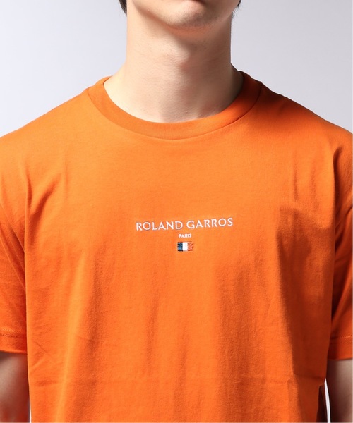 EDIFICE(エディフィス)の「ROLAND GARROS × EDIFICE 別注 FLAG LOGO Tシャツ(Tシャツ/カットソー・メンズ・ホワイト/ネイビー/オレンジ・LARGE/MEDIUM/SMALL)」の20枚目の写真