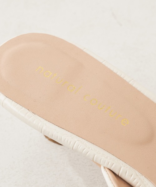 natural couture(ナチュラルクチュール)の「ニュアンスカラーミュール(その他シューズ・レディース・ホワイト系その他/モカ/ラベンダー/パイソン・M/L)」の18枚目の写真