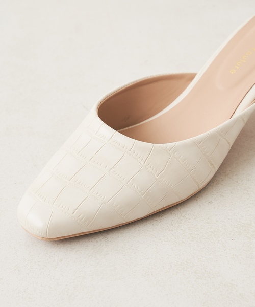 natural couture(ナチュラルクチュール)の「ニュアンスカラーミュール(その他シューズ・レディース・ホワイト系その他/モカ/ラベンダー/パイソン・M/L)」の8枚目の写真