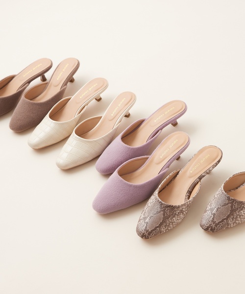 natural couture(ナチュラルクチュール)の「ニュアンスカラーミュール(その他シューズ・レディース・ホワイト系その他/モカ/ラベンダー/パイソン・M/L)」の14枚目の写真