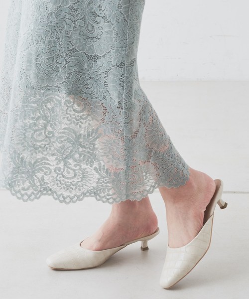 natural couture(ナチュラルクチュール)の「ニュアンスカラーミュール(その他シューズ・レディース・ホワイト系その他/モカ/ラベンダー/パイソン・M/L)」の12枚目の写真