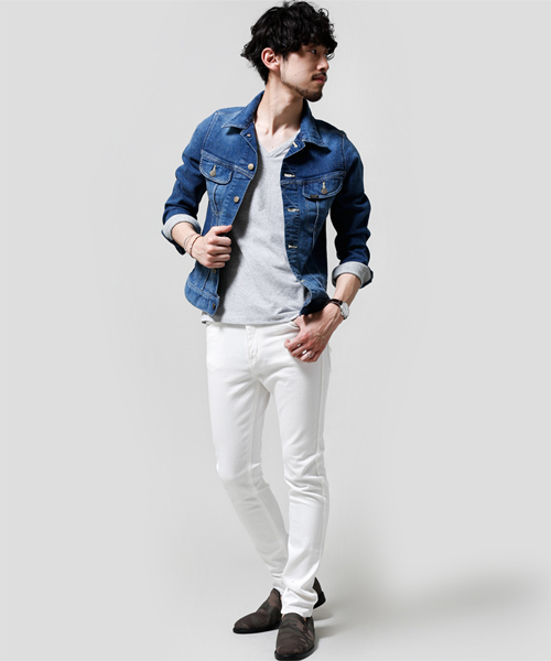 NANO universe（ナノユニバース）の「Lee/V.Jeggers 101J Jacket （デニムジャケット・メンズ・ブルー・SMALL/MEDIUM/LARGE）」の12枚目の写真