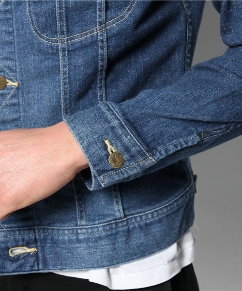 NANO universe（ナノユニバース）の「Lee/V.Jeggers 101J Jacket （デニムジャケット・メンズ・ブルー・SMALL/MEDIUM/LARGE）」の6枚目の写真