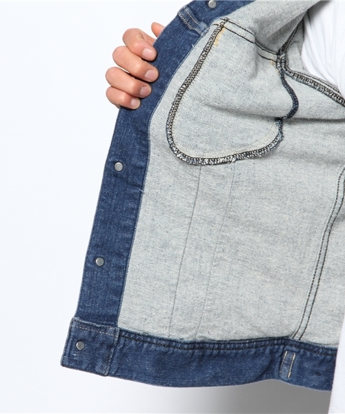 NANO universe（ナノユニバース）の「Lee/V.Jeggers 101J Jacket （デニムジャケット・メンズ・ブルー・SMALL/MEDIUM/LARGE）」の8枚目の写真