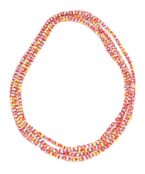 SHIPS for women(シップスフォーウィメン)の「liflattie:プリントボール ロングネックレス(ネックレス・レディース・ライトグレー/イエロー/ブルー・ONE SIZE)」の3枚目の写真