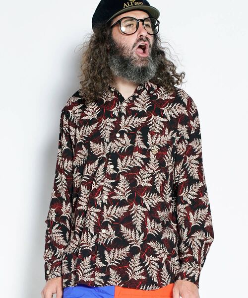 ALDIES（アールディーズ）の「Lust Shirt / ラストシャツ（シャツ/ブラウス・メンズ・ブラック/ブラック×イエロー/ベージュ・SMALL/MEDIUM/LARGE/X-LARGE）」の8枚目の写真