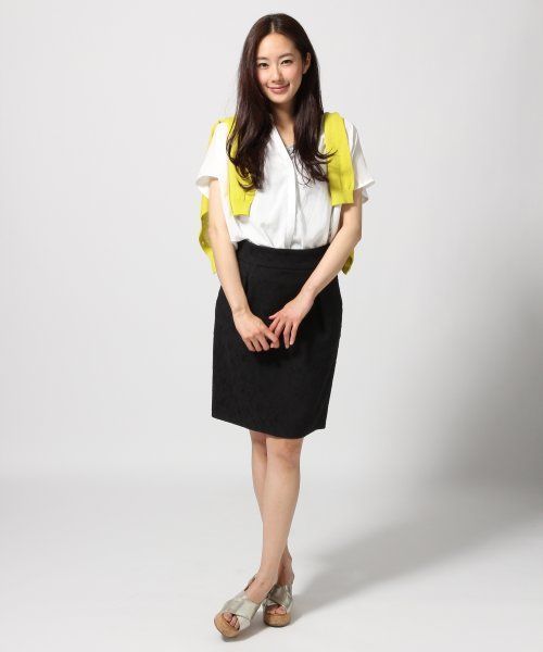 GLOBAL WORK（グローバルワーク）の「【GLOBAL WORK】UV加工/12ゲージコットンリネンクルーカーディガン7分袖/546503（カーディガン/ボレロ・レディース・イエロー/ブルー/グリーン/グレー/レッド/ネイビー・LARGE/SMALL/MEDIUM）」の20枚目の写真