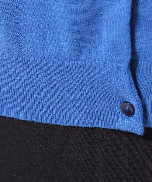 GLOBAL WORK（グローバルワーク）の「【GLOBAL WORK】UV加工/12ゲージコットンリネンクルーカーディガン7分袖/546503（カーディガン/ボレロ・レディース・イエロー/ブルー/グリーン/グレー/レッド/ネイビー・LARGE/SMALL/MEDIUM）」の15枚目の写真