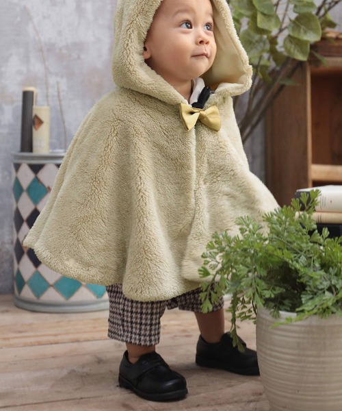 SweetMommy（スウィートマミー）の「リバーシブル 5WAY ベビーケープ（ポンチョ・キッズ・ベージュ/ピンク・70-90cm）」の11枚目の写真