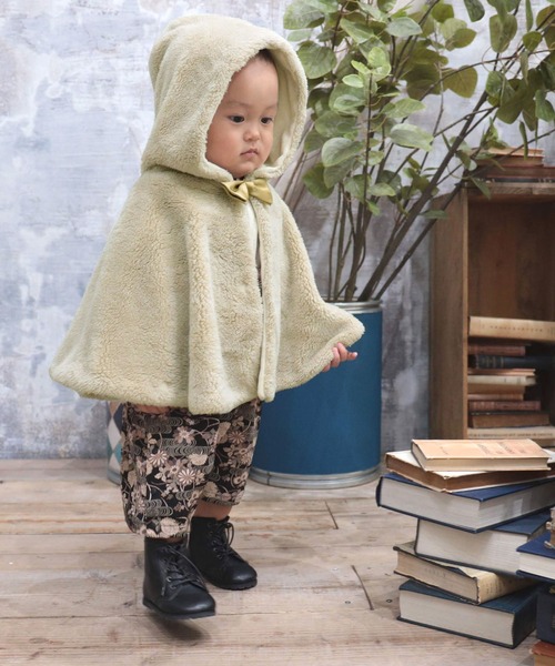 SweetMommy（スウィートマミー）の「リバーシブル 5WAY ベビーケープ（ポンチョ・キッズ・ベージュ/ピンク・70-90cm）」の10枚目の写真