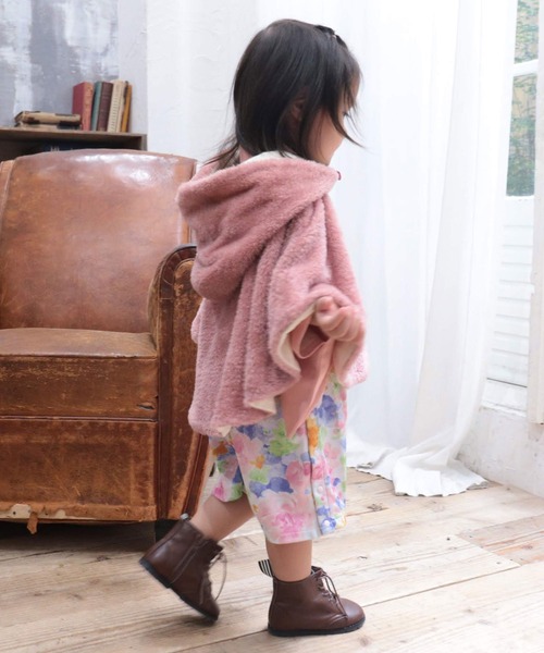 SweetMommy（スウィートマミー）の「リバーシブル 5WAY ベビーケープ（ポンチョ・キッズ・ベージュ/ピンク・70-90cm）」の17枚目の写真