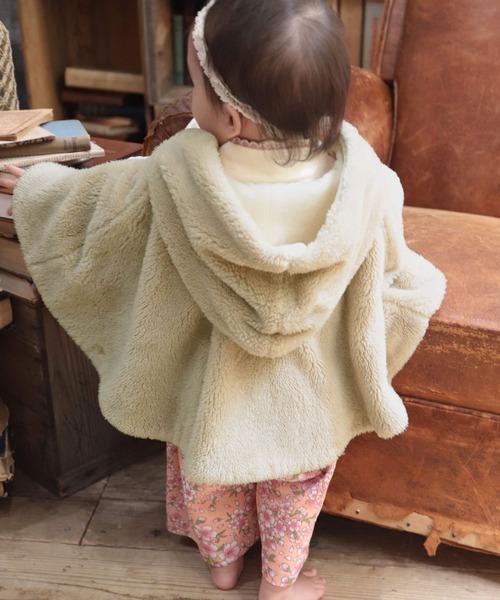 SweetMommy（スウィートマミー）の「リバーシブル 5WAY ベビーケープ（ポンチョ・キッズ・ベージュ/ピンク・70-90cm）」の12枚目の写真