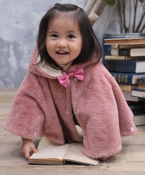 SweetMommy（スウィートマミー）の「リバーシブル 5WAY ベビーケープ（ポンチョ・キッズ・ベージュ/ピンク・70-90cm）」の18枚目の写真