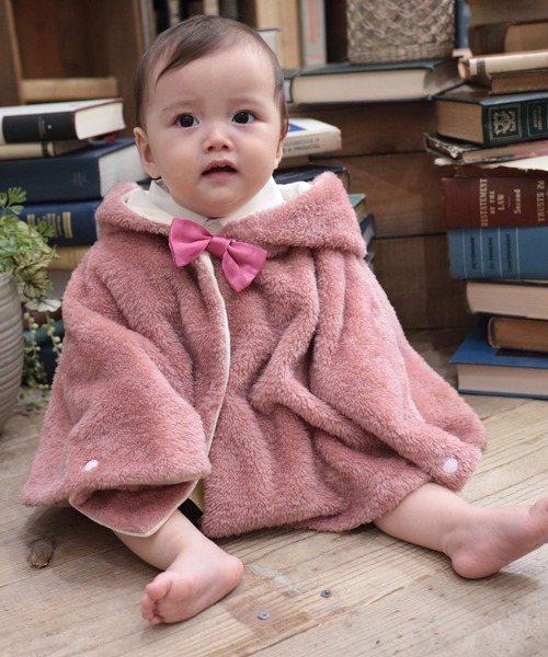 SweetMommy（スウィートマミー）の「リバーシブル 5WAY ベビーケープ（ポンチョ・キッズ・ベージュ/ピンク・70-90cm）」の21枚目の写真