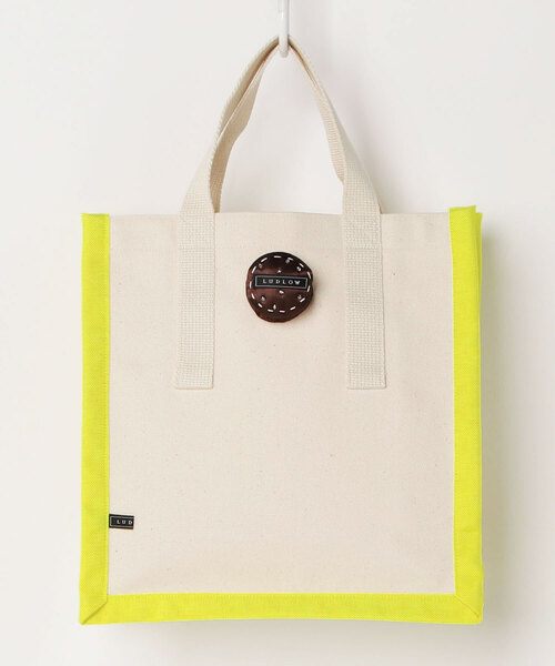 LUDLOW（ラドロー）の「canvas motif tote S（トートバッグ・レディース・ブルー/イエロー系その他・FREE）」の2枚目の写真