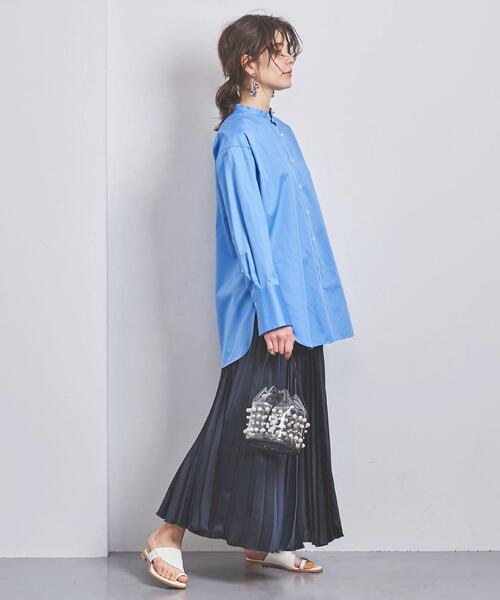 UNITED ARROWS(ユナイテッドアローズ)の「UWCS アコーディオン プリーツスカート ②◆(スカート・レディース・ケリー/ネイビー/ダークブラウン/ロイヤルブルー/ナチュラル・36/38)」の16枚目の写真