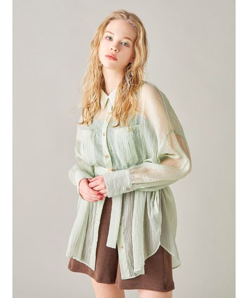 dazzlin（ダズリン）の「リボン付ニットショートパンツ（その他パンツ・レディース・ブラック/アイボリー/ピンク/ブラウン・FREE）」の14枚目の写真