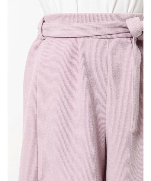 dazzlin（ダズリン）の「リボン付ニットショートパンツ（その他パンツ・レディース・ブラック/アイボリー/ピンク/ブラウン・FREE）」の7枚目の写真