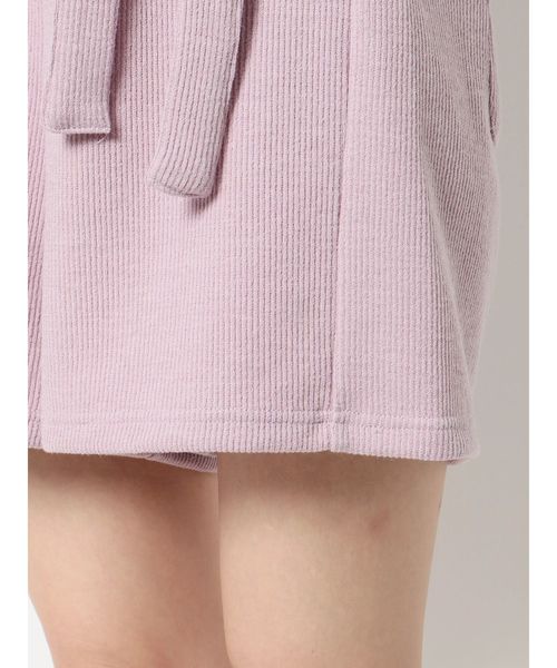 dazzlin（ダズリン）の「リボン付ニットショートパンツ（その他パンツ・レディース・ブラック/アイボリー/ピンク/ブラウン・FREE）」の9枚目の写真