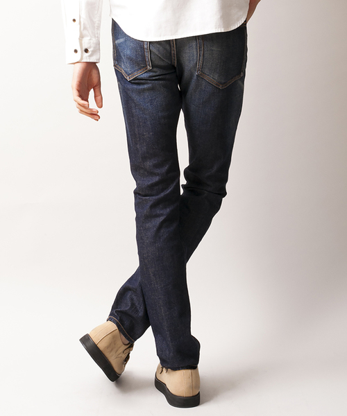 WEGO（ウィゴー）の「WEGO/ジャパンファブリックデニムパンツ（デニムパンツ・メンズ・インディゴブルー/ダークインディゴブルー/ライトインディゴブルー・LARGE/SMALL/MEDIUM）」の20枚目の写真