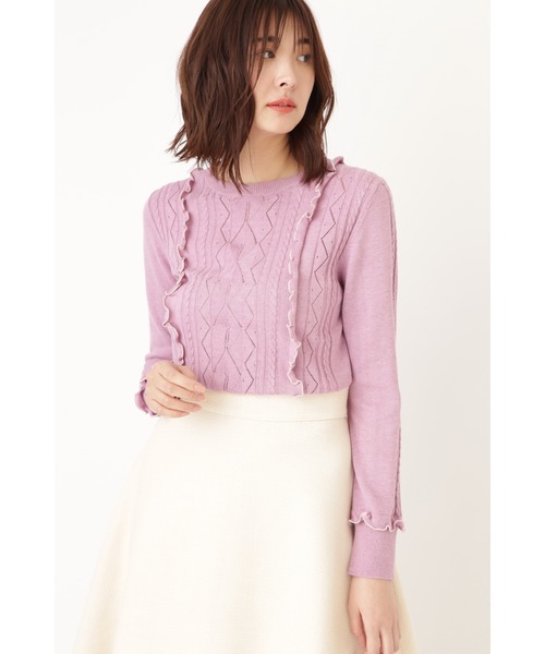 Jillstuart ジルスチュアート の ベベケーブルニット ニット セーター Wear